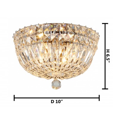  Chrome Finish Flush Mount (BET39) - Bethel International
