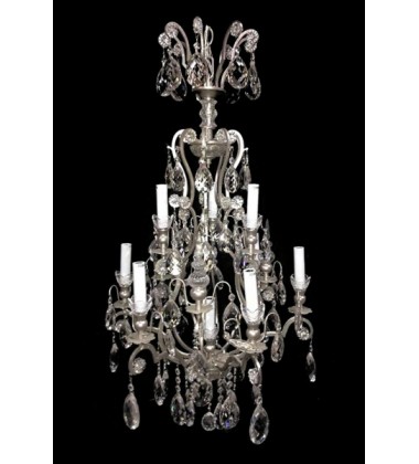  Pewter Frame Chandelier (BET64PEW) - Bethel International