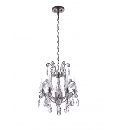  Pewter Finish Chandelier (BET72PEW) - Bethel International