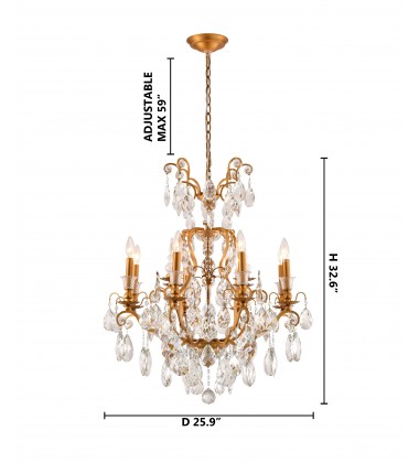  Chandelier (BET79BR) - Bethel International