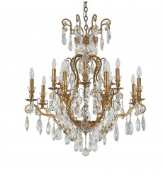 Antique Brass Chandelier (BET80C32AB) - Bethel International