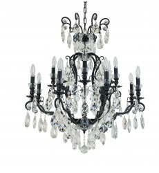  Black Chandelier (BET80C32BLK) - Bethel International