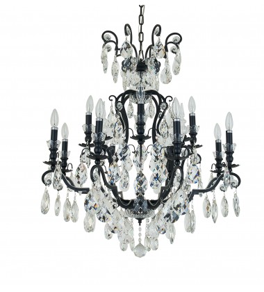  Black Chandelier (BET80C32BLK) - Bethel International