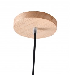  Wood Cage Frame Single Pendant Lighting (CL09) - Bethel International