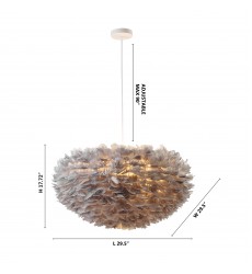  Ceiling Fixture (DLS19C29GR) - Bethel International