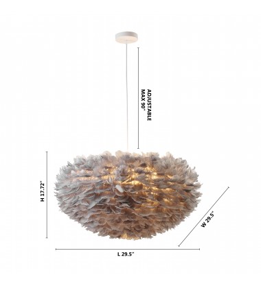  Ceiling Fixture (DLS19C29GR) - Bethel International