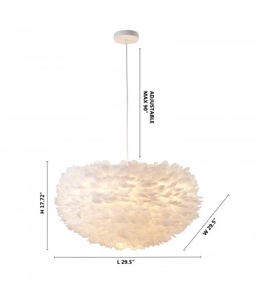  Ceiling Fixture (DLS19C29W) - Bethel International