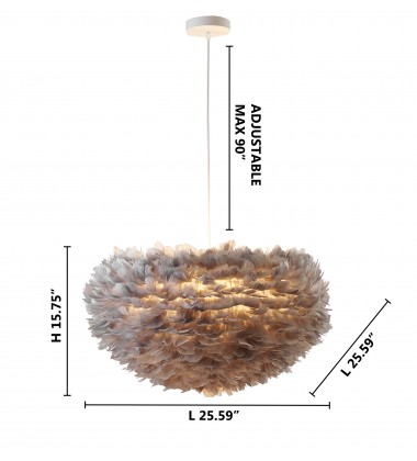  Ceiling Fixture (DLS20C25GR) - Bethel International