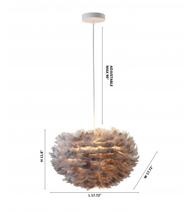  Ceiling Fixture (DLS21C17GR) - Bethel International