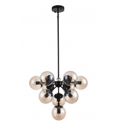  Black Frame Ceiling Fixture (DU102) - Bethel International