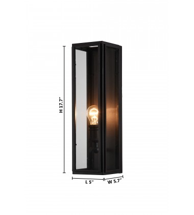  Rectangular Frame Wall Sconce (DU107) - Bethel International