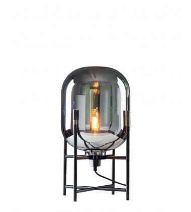  Matte Black Finish Table Lamp (DU111SMK) - Bethel International