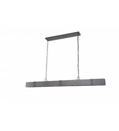  Gun Metal Iron Ceiling Fixture (DU117) - Bethel International