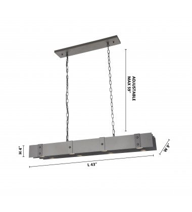  Two Row Downlight Ceiling Fixture (DU118) - Bethel International