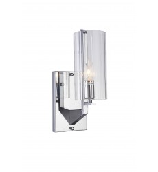  Chrome Iron Frame Wall Sconce (DU121) - Bethel International