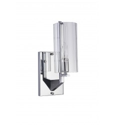  Chrome Iron Frame Wall Sconce (DU121) - Bethel International