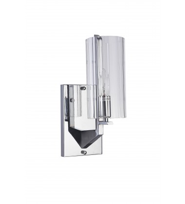  Chrome Iron Frame Wall Sconce (DU121) - Bethel International