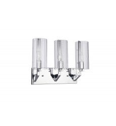  Chrome Iron Frame Wall Sconce (DU123) - Bethel International