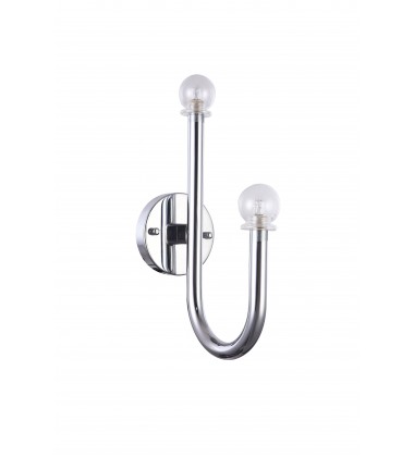  Chrome Finish Wall Sconce (DU124) - Bethel International