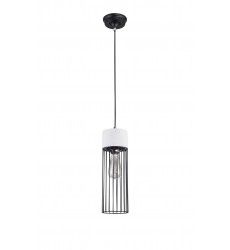  Grey & Black Single Pendant Lighting (DU146P4G) - Bethel International