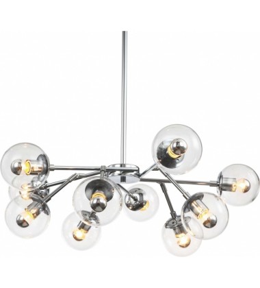  Chrome Frame Ceiling Fixture (DU43) - Bethel International