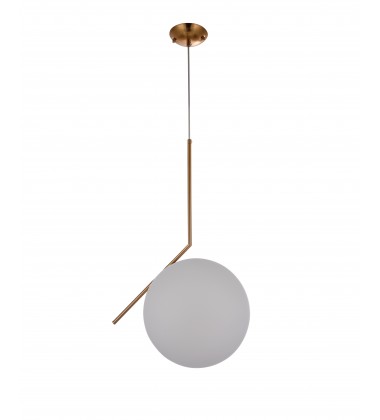 Gold Finish Single Pendant Lighting (DU73L) - Bethel International Gold Finish Single Pendant Lighting (DU73L) - Bethel International