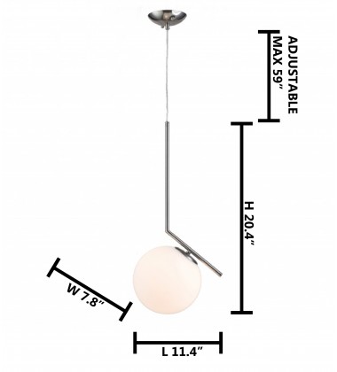  Indoor Single Pendant Lighting (DU73SN) - Bethel International