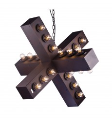  Visible Bulbs Ceiling Fixture (DU81) - Bethel International