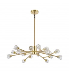  Shiny gold finish Ceiling Fixture (DU89G) - Bethel International