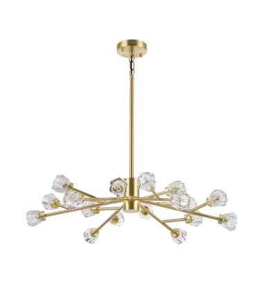  Shiny gold finish Ceiling Fixture (DU89G) - Bethel International