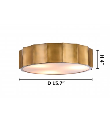  White Bottom Cover Flush Mount (DU92) - Bethel International