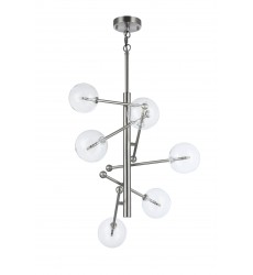  Shiny Nickel Finish Ceiling Fixture (DU97SHN) - Bethel International
