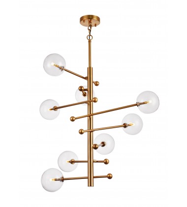  Gold Frame Ceiling Fixture (DU98G) - Bethel International