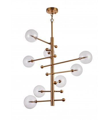  Gold Frame Ceiling Fixture (DU98G) - Bethel International
