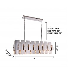  Stainless Steel Frame Ceiling Fixture (FL34SN) - Bethel International