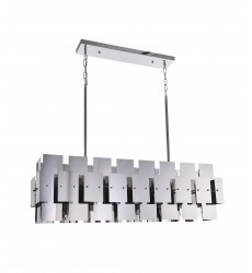  Stainless Steel Frame Ceiling Fixture (FL34SN) - Bethel International