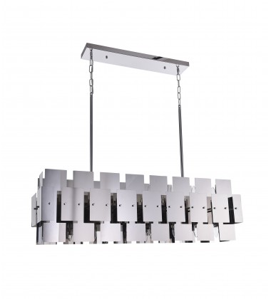  Stainless Steel Frame Ceiling Fixture (FL34SN) - Bethel International