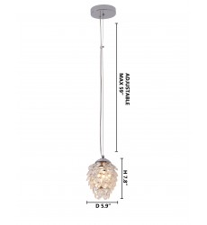  Indoor Single Pendant Lighting (GL70075C) - Bethel International