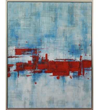  Blue & Red Art Painting (JA62HG4050S) - Bethel International