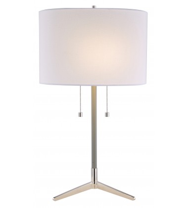  Metal Frame Table Lamp (JTL123HL-PN) - Bethel International