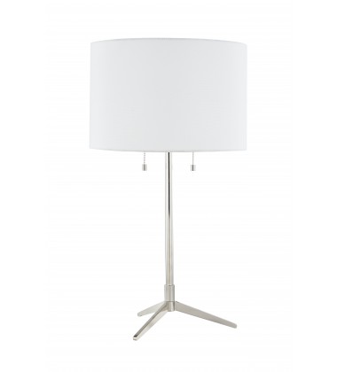  Metal Frame Table Lamp (JTL123HL-PN) - Bethel International