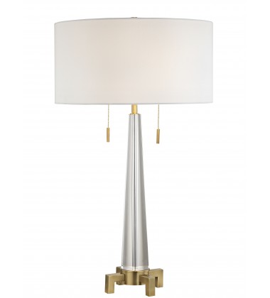  Antique Brass Finish Table Lamp (JTL133NB-AB) - Bethel International
