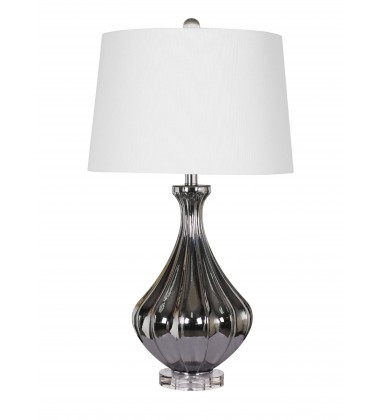  A white shade Table Lamp (JTL13KT-CH) - Bethel International