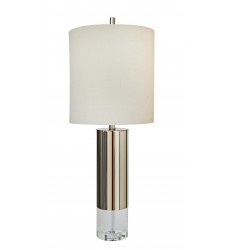  A white shade Table Lamp (JTL39GV-PN) - Bethel International