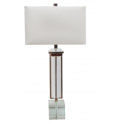  A white shade Table Lamp (JTL41RC-PN) - Bethel International