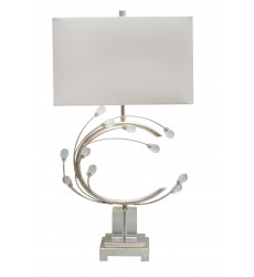  Silver Finish Table Lamp (JTL44RC-SLR) - Bethel International