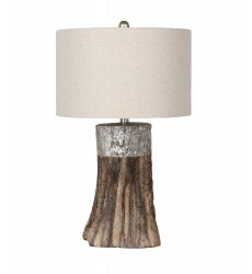  Wood Finish Table Lamp (JTL92KT-SLW) - Bethel International