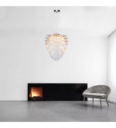  White Ceiling Fixture (JU02C19WH) - Bethel International