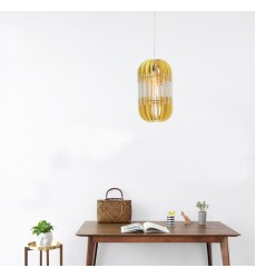  White Single Pendant Light (JU04P11WH) - Bethel International