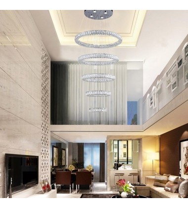  Clear crystal  LED Single Pendant Lighting (KD07-3) - Bethel International